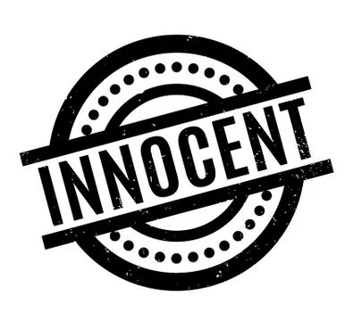 Innocent rubber stamp Stock Illustration