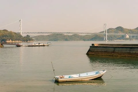 Innoshima Bridge, Onomichi City, Hiroshima Prefecture, Japan Stock Photos