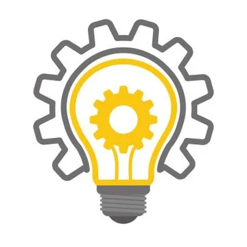 Innovate disign. Idea icon. Flat illustration , vector Stock Illustration