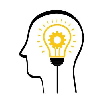Innovate disign. Idea icon. Flat illustration , vector Stock Illustration