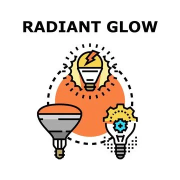 Innovating ideas radiating creative problem solving energy Stock Illustration