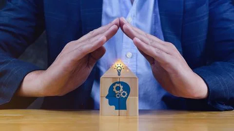 Innovation and creativity idea concept. Creative process thinking to solve .. Stock Photos