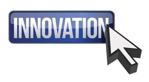 Innovation and cursor Stock Illustration