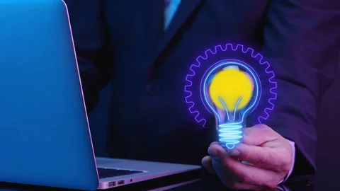 The innovation and idea concept. Stock-Footage 274876494
