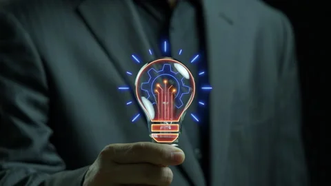 The innovation and idea concept. Stock Footage 276489564