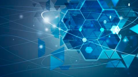 Innovation Computer Data Technology,Business concept ideea background conection Stock Illustration