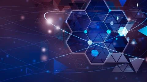 Innovation Computer Data Technology,Business concept ideea background conection 스톡 일러스트