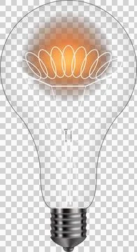 Innovation concept.Lightbulb in abstract style. Creative idea conception. T.. Stock Illustration