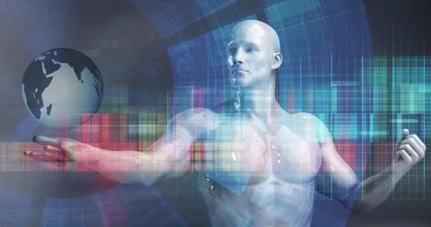 Innovation In Digital Future And Global Technology Stock Footage 309902805