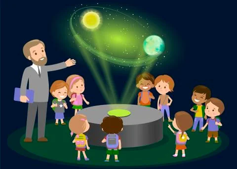 Innovation education elementary school learning technology and people conce.. 스톡 일러스트