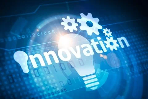 Innovation future technology background Stock Illustration