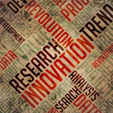 Innovation - Grunge Wordcloud. Stock Illustration