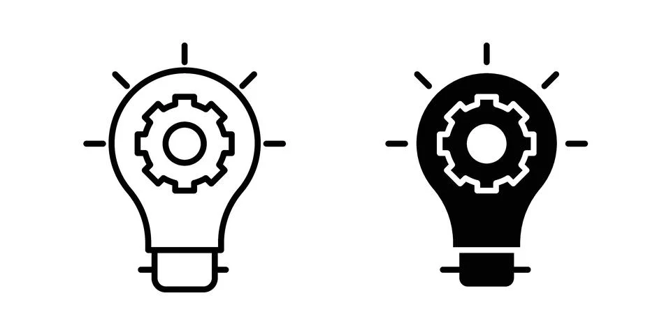 Innovation icon bundle for website design projects イラスト素材