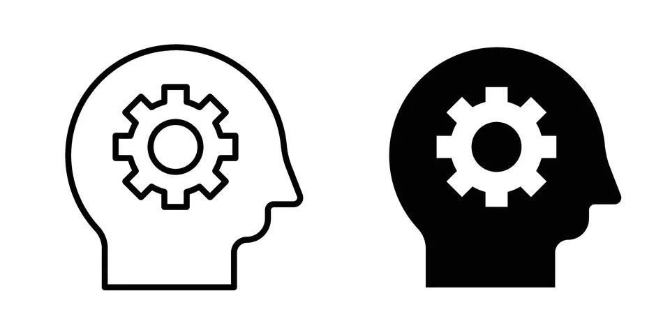 Innovation icon vector concepts, line and silhouette style イラスト素材