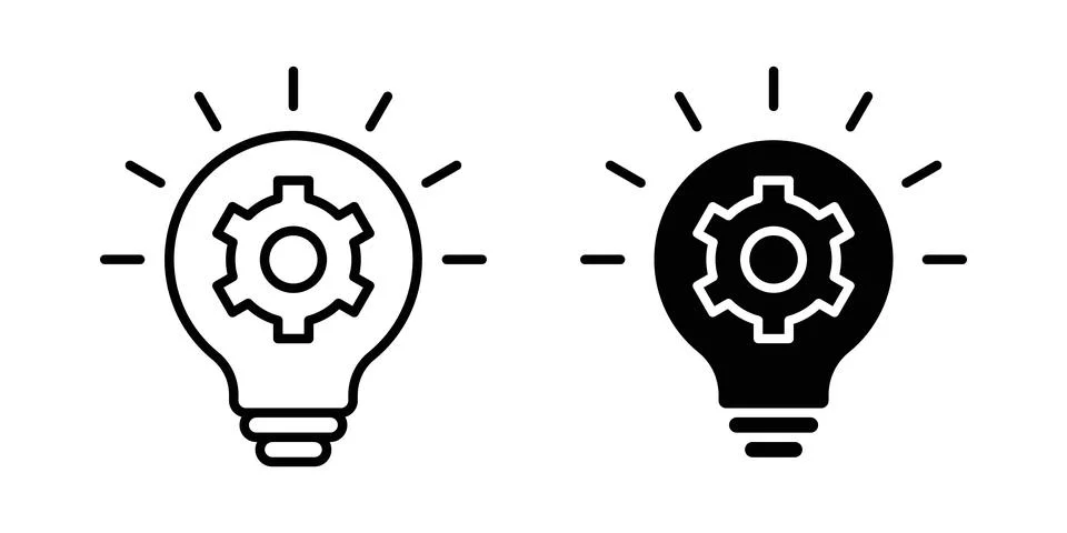 Innovation icon vector symbol graphics Stock Illustration