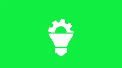 Innovation idea engineering solution technology lightbulb animation Stock Footage 330538496