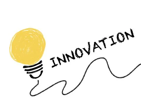 Innovation idea light  Stock Illustration