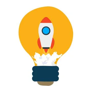 Innovation, invention and solution concept, light bulb with gear vector 3D .. Stock Illustration