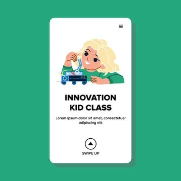 Innovation kid class vector Stock Illustration