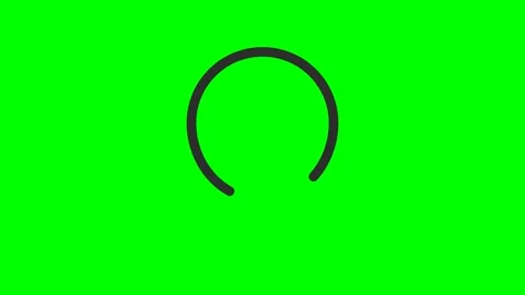 Innovation Light Bulb Icon Animation on Green Screen Background 4K Stock Footage 345654619