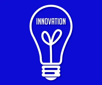 Innovation in light bulb Stock Illustration