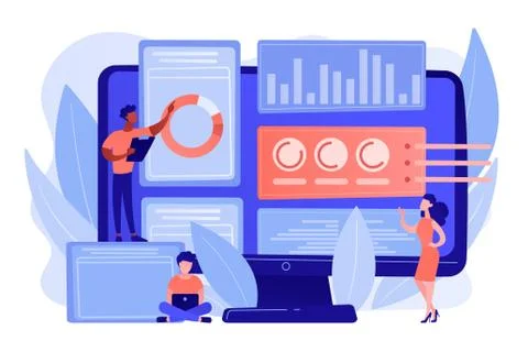 Innovation management software concept vector illustration. Ilustração Stock