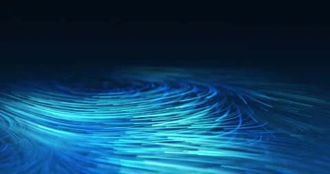 Innovation in Motion, Futuristic Data Flow, Technology loop with copyspace. Stock Footage 243742724