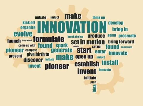 Innovation new idea concept Stock Illustration