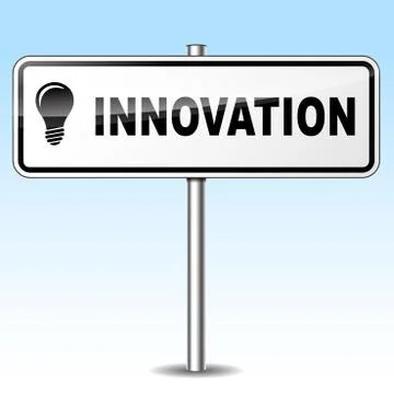 Innovation sign Stock Illustration