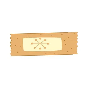 Innovation smart patch cartoon vector illustration Stock Illustration