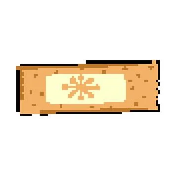 Innovation smart patch pixel art vector illustration 스톡 일러스트