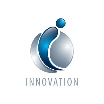 Innovation sphere. Initial letter i logo concept design. Symbol graphic templ Stock Illustration