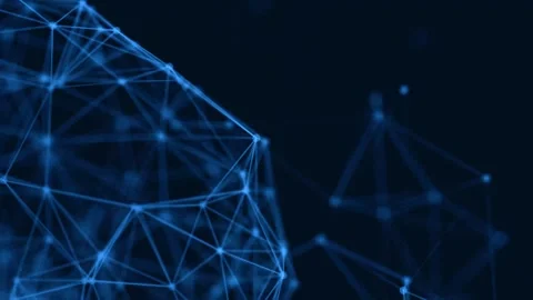 Innovation Technology and Data Processing in Virtual Space Animation Video stock 323860481