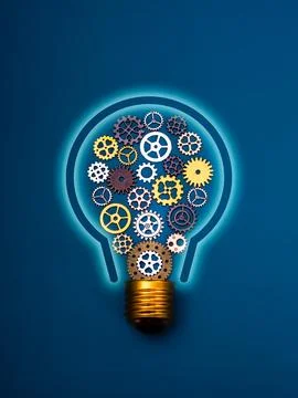 Innovation technology and idea management, AI solution, creative, inspirati.. Stock Illustration