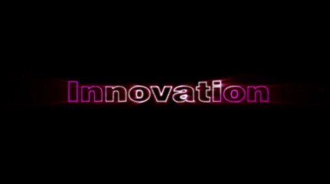 Innovation , text animation Stock Footage 26222110