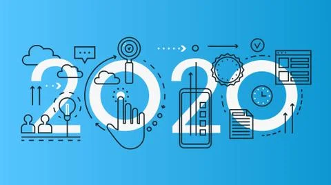 Innovation thin line concept vector illustration, website interface creative Stock Illustration