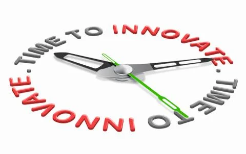 Innovation time Illustrazione stock