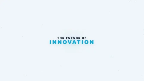Innovation Typography Видео 335639575