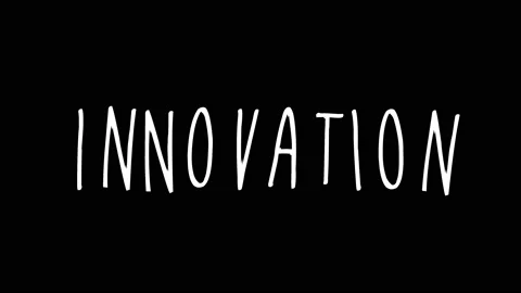 Innovation Wiggle Text Concept animation. Video stock 229571846