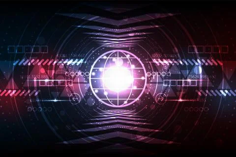 Innovation in the world of technology. 스톡 일러스트