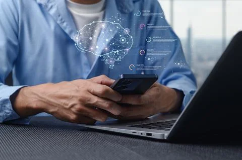Innovative AI Tools for Enhanced Data Analysis and Program Creation Stock Photos