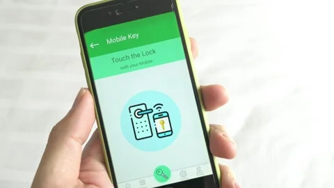 Innovative App Interface on Mobile Device Stock Footage 314455540