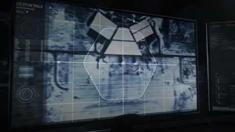 Innovative army radar has found the airbase with multiple planes on the ground Stock Footage 157551508