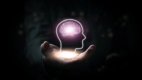 Innovative Artificial Intelligence and Big Data Management Solutions machin.. Stock Photos