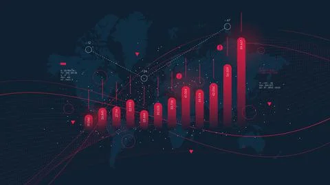 Innovative business information processing and unstructured big data analysis Stock-Illustration