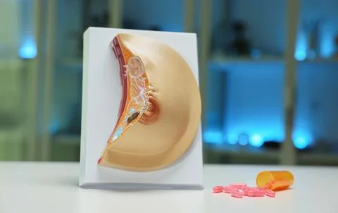 An Innovative Capsule Display Design that Features an Advanced Liquid Injection Stock Photos