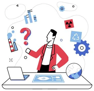 Innovative concepts. Advance with intellect innovative concepts are roadmap.. Stock Illustration