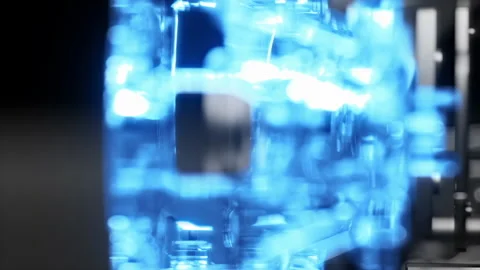 Innovative construction with x-ray effect. Stockbeeldmateriaal 327919739