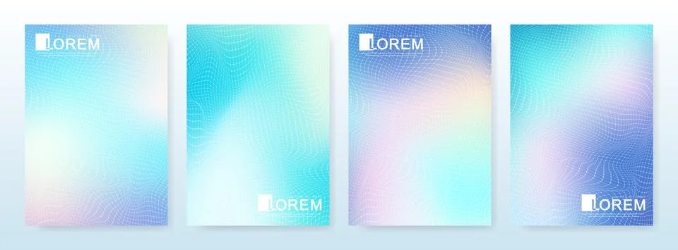 Innovative cover template quantum computer technology, big data visualization Stock Illustration