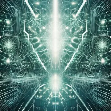 Innovative, cutting-edge artificial intelligence technologies Stock Illustration